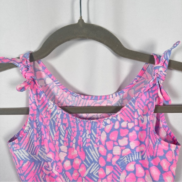 Lilly Pulitzer Pink and White Girl's Romper - Picture 10 of 10